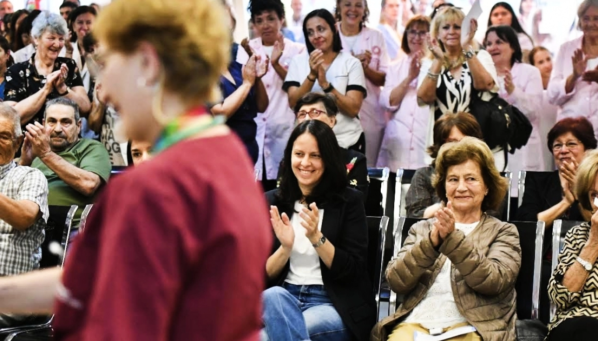 Vicente López: Soledad Martínez celebró el 80º aniversario de la Maternidad Santa Rosa