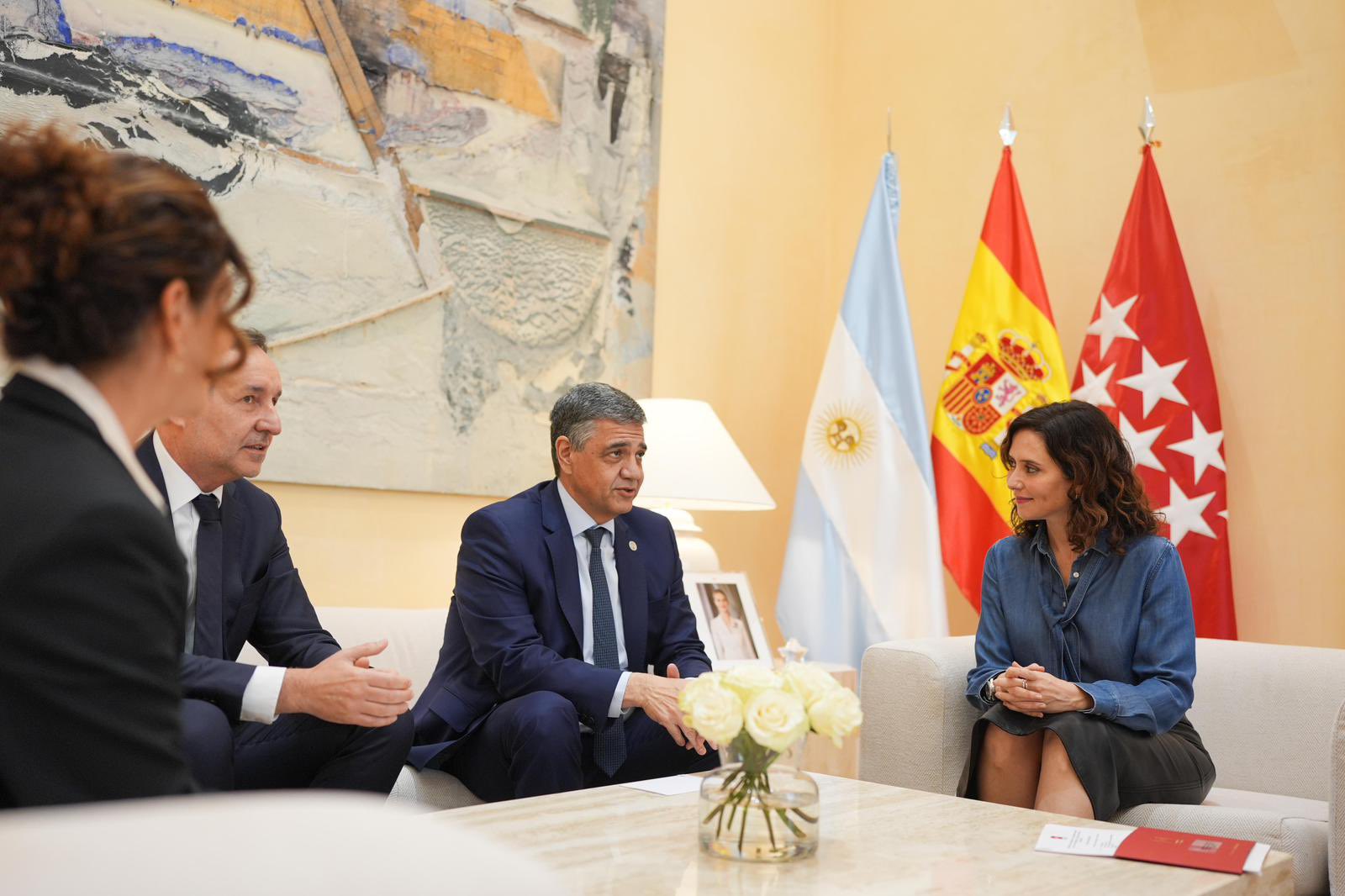 Jorge Macri se reunió con Isabel Díaz Ayuso en Madrid